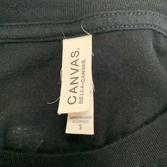 Roaring 20's Theta Phi Alpha Black & Gold V-Neck T-Shirt Short Sleeve Size Small - Picture 5 of 8